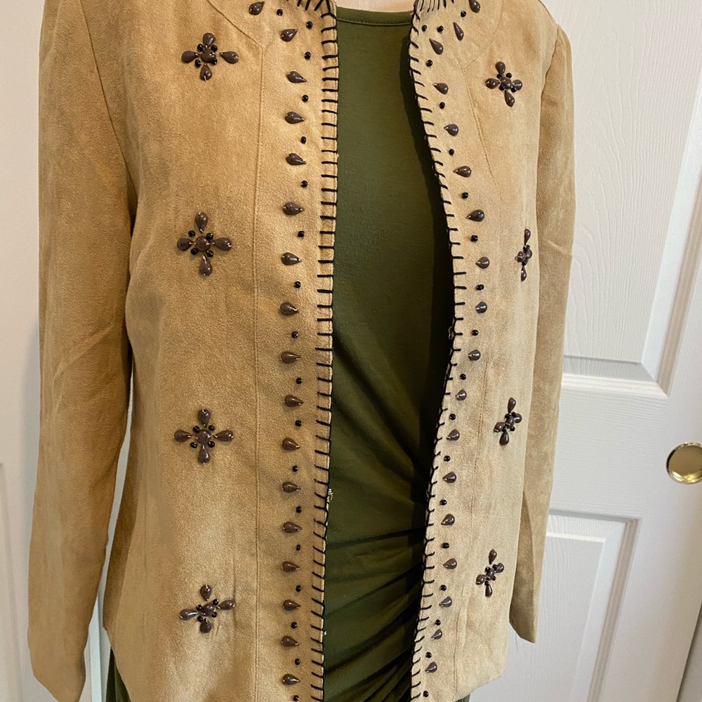 Suede Blazer Jacket - Picture 9 of 14